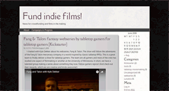 Desktop Screenshot of fundindiefilms.com